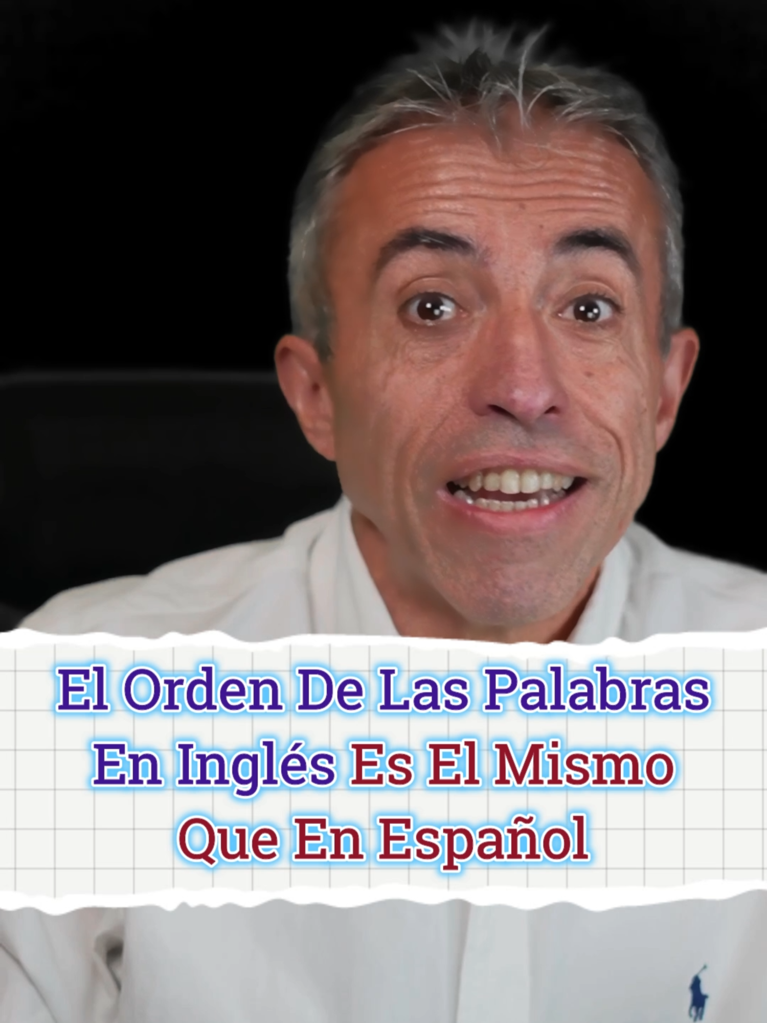 Nos han dicho que el inglés y el español son muy diferentes, pero no lo son tanto. El inglés es exactamente lo que sería el español sin gramática. #RamonFandos #TheUnofficialEnglishMethod #AprenderInglés #InglésFácil #PiensaEnEspañol #HablaInglés #GramáticaInglesa #ClasesDeInglés #MétodoTarzán #InglésParaHispanohablantes