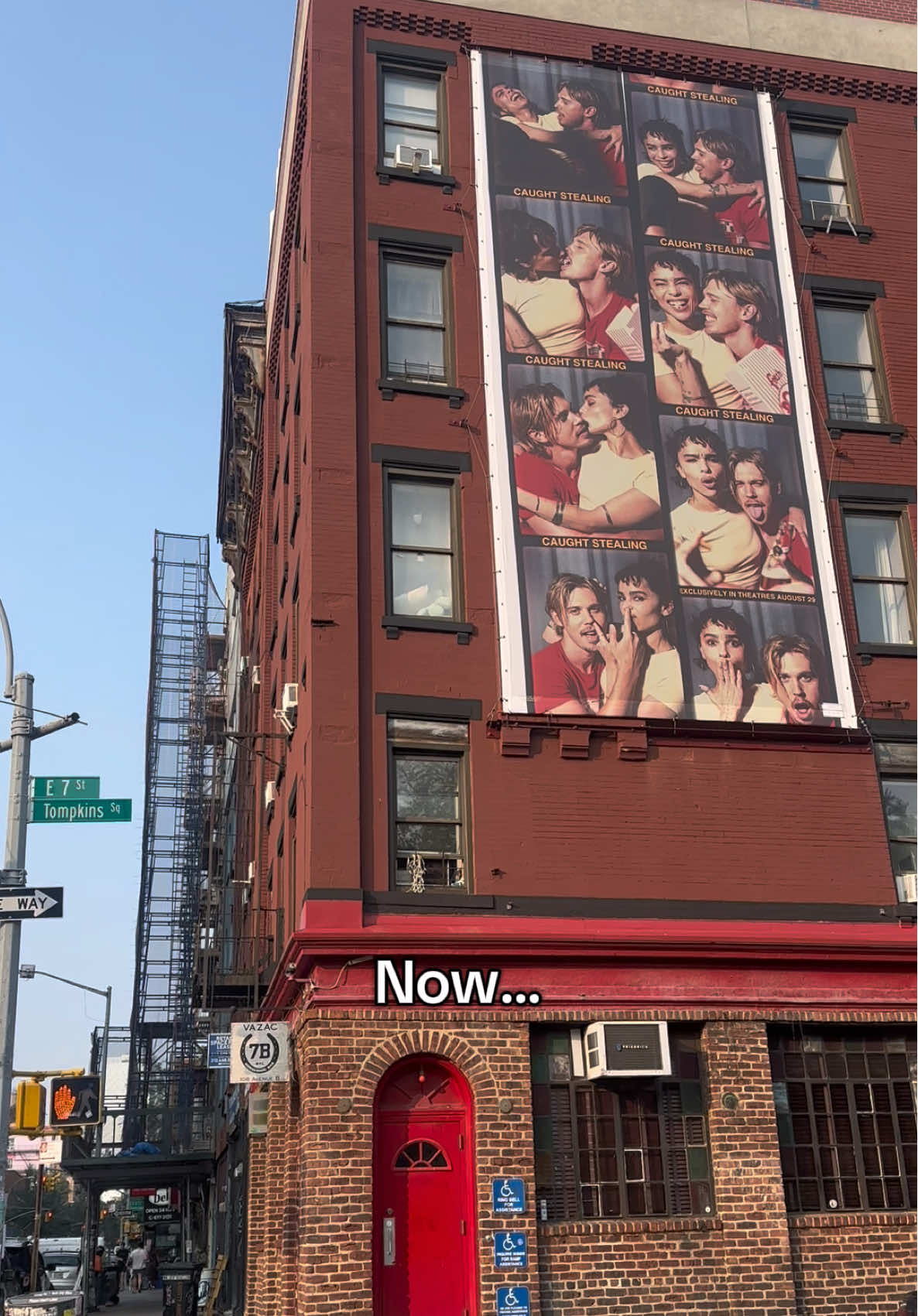 Tv shows these days really have no excuse because I saw several scenes for Caught Stealing filmed in October 2024 and the movie is coming out in August 2025 #caughtstealing #nyc #newyork #austinbutler #movies #nyclife 