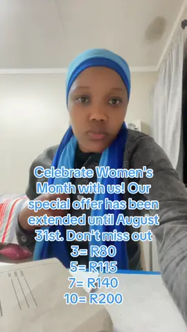 Celebrate Women's Month with us! Our special offer has been extended until August 31st. Don't miss out 0679692999❤️#Dineos_headwraps #dineos_headwraps #ngwanawasione❤ #SmallBusiness #unistudent #Headwrap #Ditukwana #zionhun 