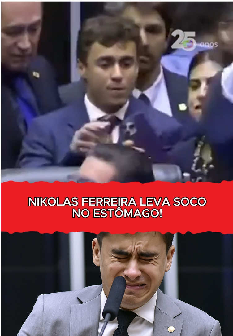 Nikolas Ferreira diz ser agredido! #nikolasferreira #camara #noticia 