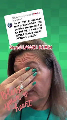 Replying to @Justcrazy02🇨🇦🇺🇸 #greenscreen #liar actually read, good LAWD! #adominal #pregnancy  is a real thing!while not common it is real as I have said over and over! #awweblessyourheart 