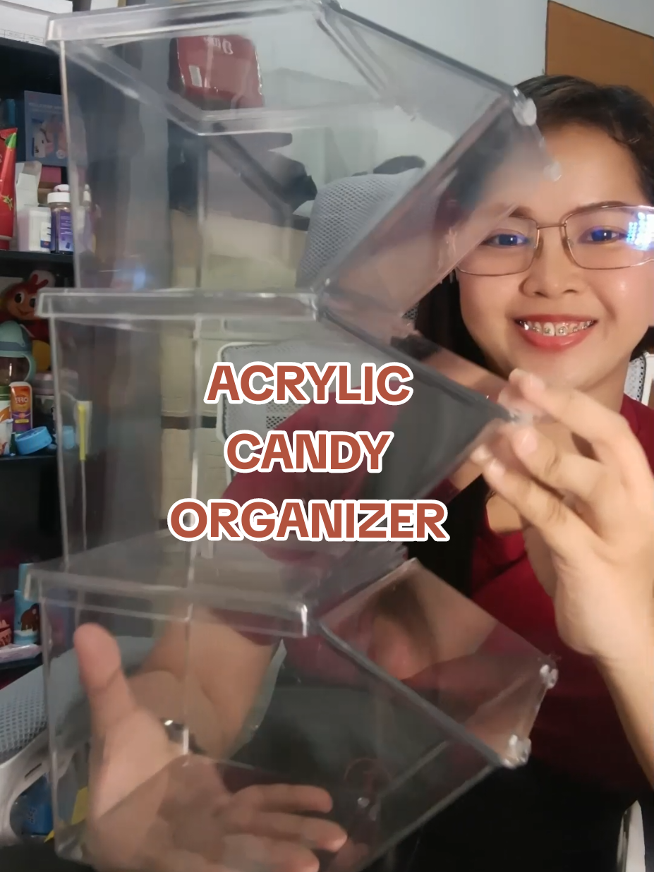 Acrylic Candy Organizer swak na lagayan ng mga candies natin sa tindahan 🤩 #acrylicorganizer #acrylic #organizer #candyorganizer #sarisaristore #sarisaristoreowner #sarisaristorebusiness #grocery 