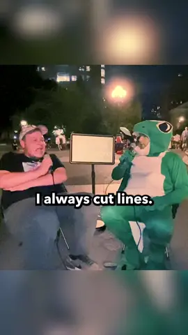 Interview with a line cutter.