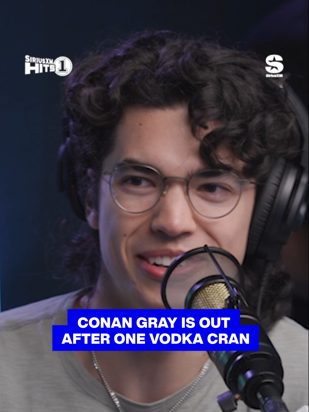 When it comes to vodka cranberries, just one is enough for @conangray 🧃 Listen to the full @tonyfly interview at the link in the comments. #SiriusXm #ConanGray #TonyFly #VodkaCranberry