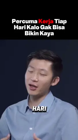 Gak ada gunanya kerja tiap hari kalo gak bisa bikin kaya, bener ga? #andryhakim #stockwise #motivation #mindset #work 