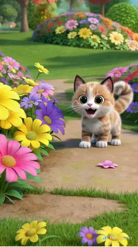 Meow Meow  #kidstiktok #kidsongs #rhyme #poem #baby #nursery #viral #fyp 
