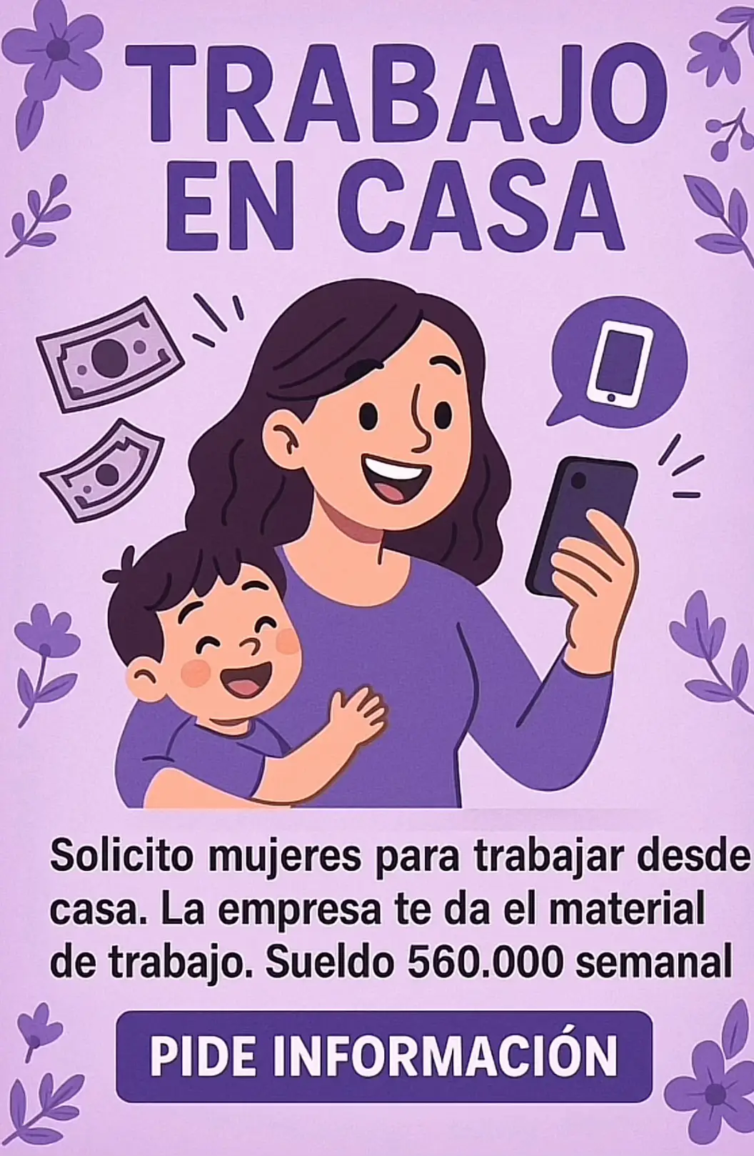 #trabajodesdecasa #empleoflexible