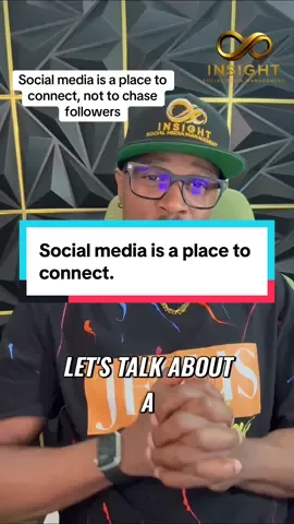 Social media is a place to connect, not to chase followers. Connect and build a community. #socialmedia #community #storytelling #contentmanagement #fyp 