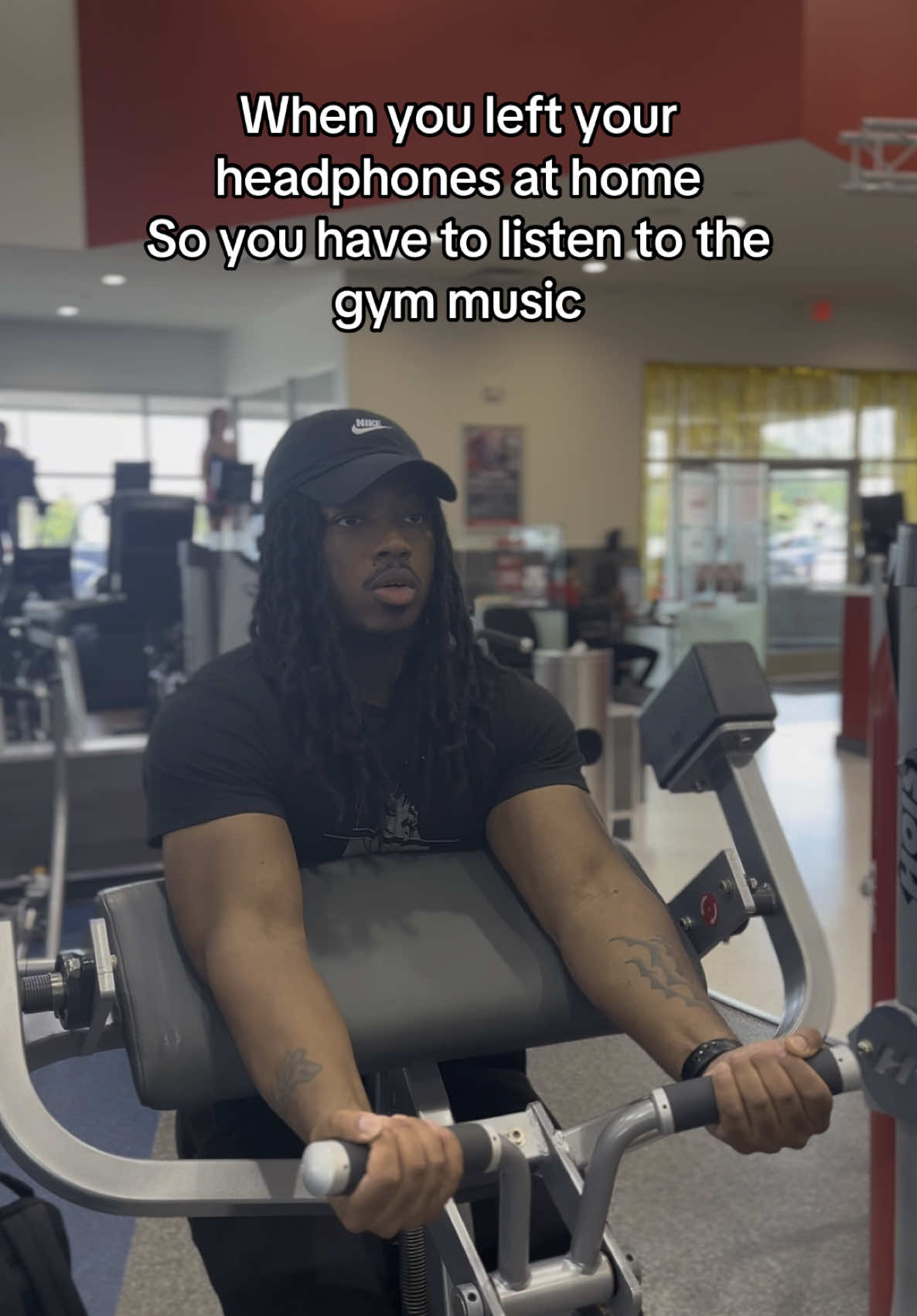 The gym music is always odd #gym #gymmotivation #funnyvideos #funny #viral #fitnessmotivation 