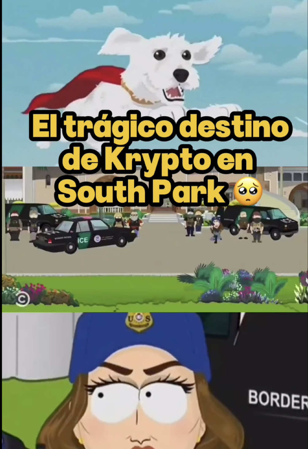 🥲 El destino de Krypto en el episodio reciente de South Park fue… trágicamente “muy South Park”. #southpark #krypto #superman #series #animacion