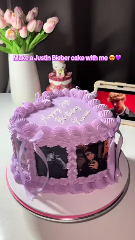 10 year old me is screaming  😭🥹😍💜 @Justin Bieber  #justinbieber #caketok #fyp #justinbiebercake #bieber 