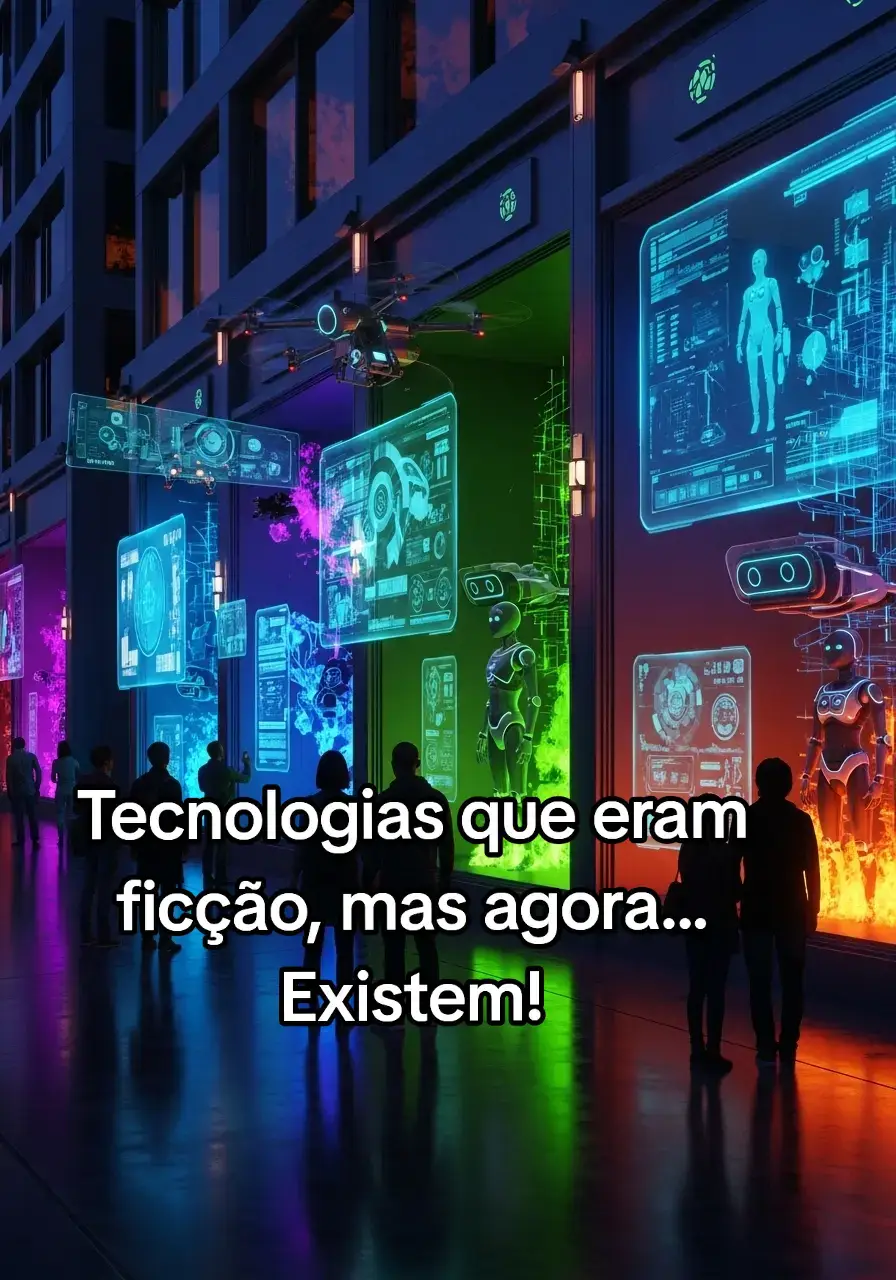 Muita gente ainda associa tecnologia do futuro a filmes de ficção. Mas o que parecia impossível já está virando cotidiano:   drones que transportam pessoas, pele que sente dor, robôs que aprendem,   e lentes que transformam o mundo em dados — direto nos seus olhos. O futuro não é mais teoria. É teste, protótipo, lançamento. E você? Conhece alguma tecnologia que parece mentira, mas já existe? #futuro #tecnologia #curiosidades #inovacao #ficcaoreal