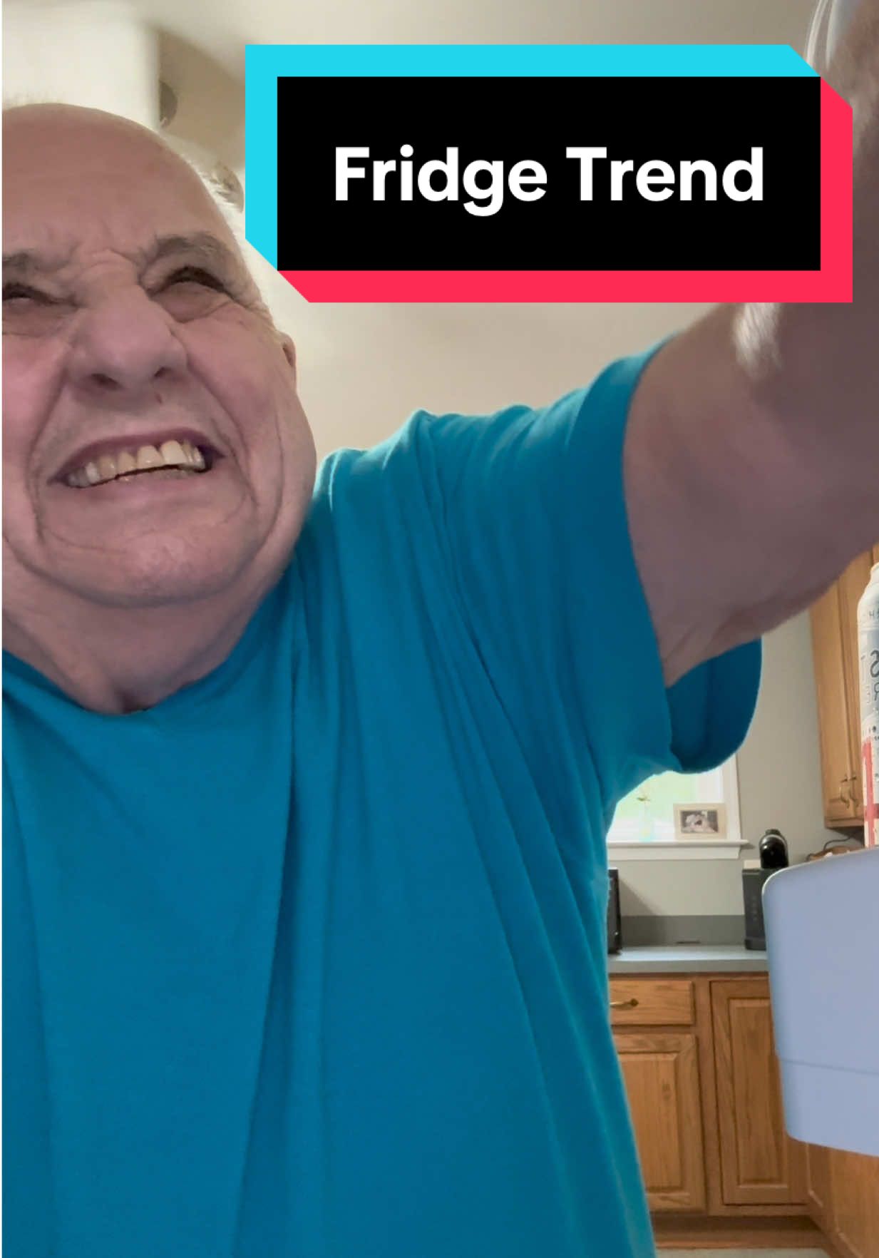 We had too much fun with this fridge trend 😂 #fridgetrend #trend #trendalert #funny #laugh #grandparents 