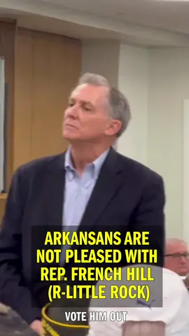 EXCLUSIVE FOOTAGE: Rep. French Hill (R-Little Rock) hosted a closed door Q & A session— so folks were lined up outside to let Hill know how they really feel. Of course, Hill’s team sent the POLICE to stop them.  Here’s the truth: Rep. French Hill cut thousands of Arkansans from their healthcare and SNAP benefits. And he doesn’t wanna answer for it.  We deserve better y’all.