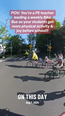 #onthisday #BikeBus 