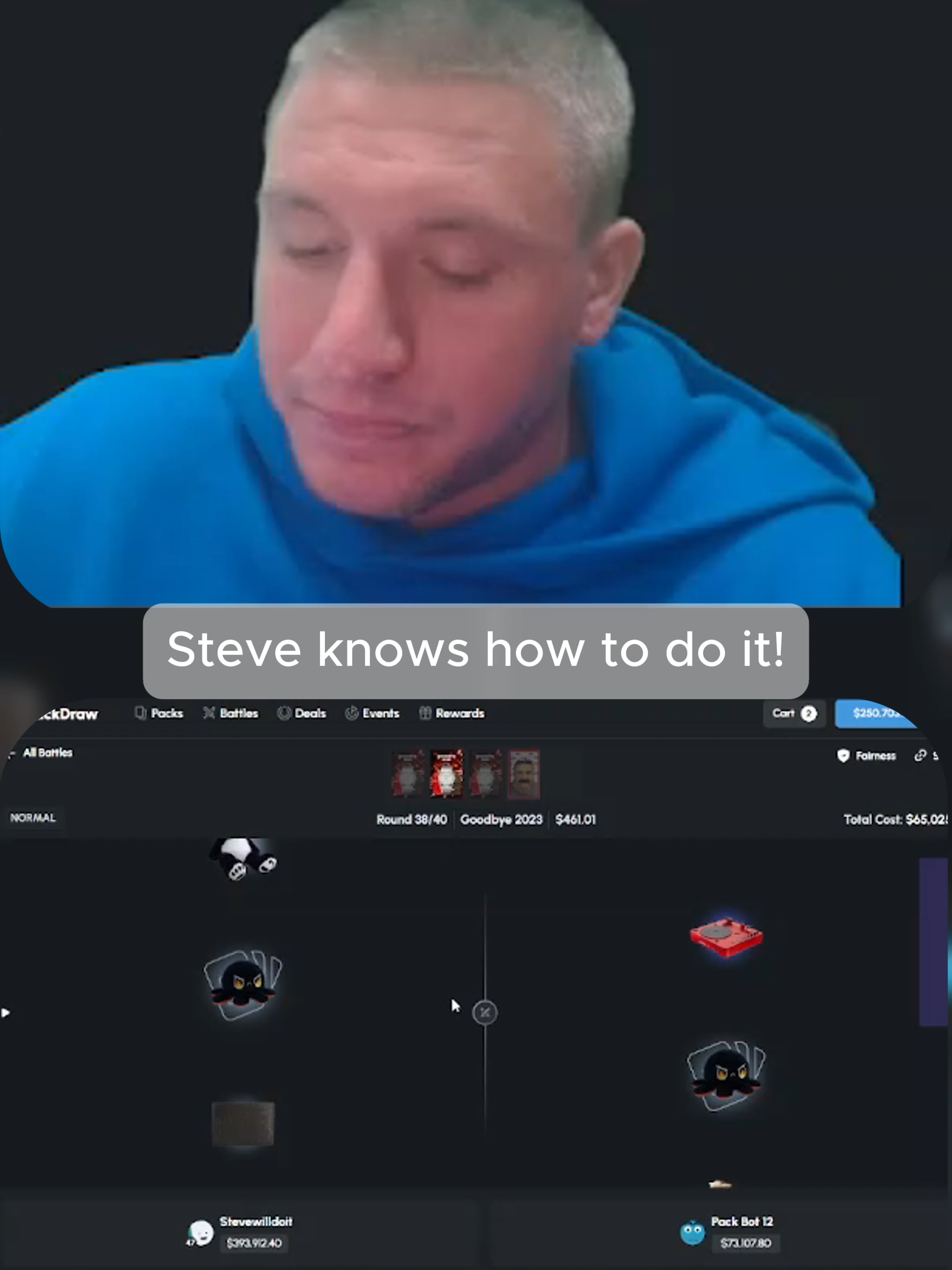 Steve knows how to do it!