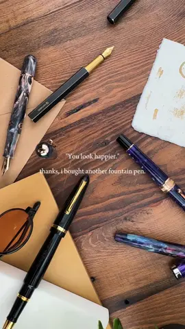 The direct pipeline to happiness is found in the nib of a fountain pen 🙂‍↕️ #atlasstationers #youlookhappier #fountainpenfanatic #treatyourself 