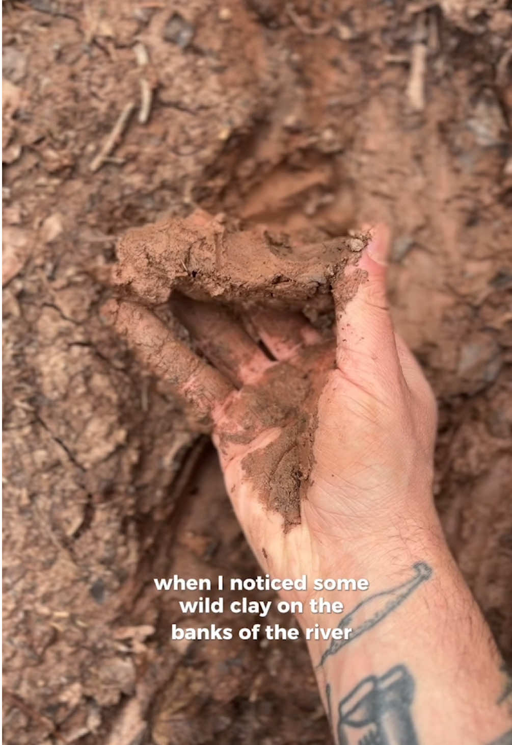 revealing something ancient from below #pottery #asmr 