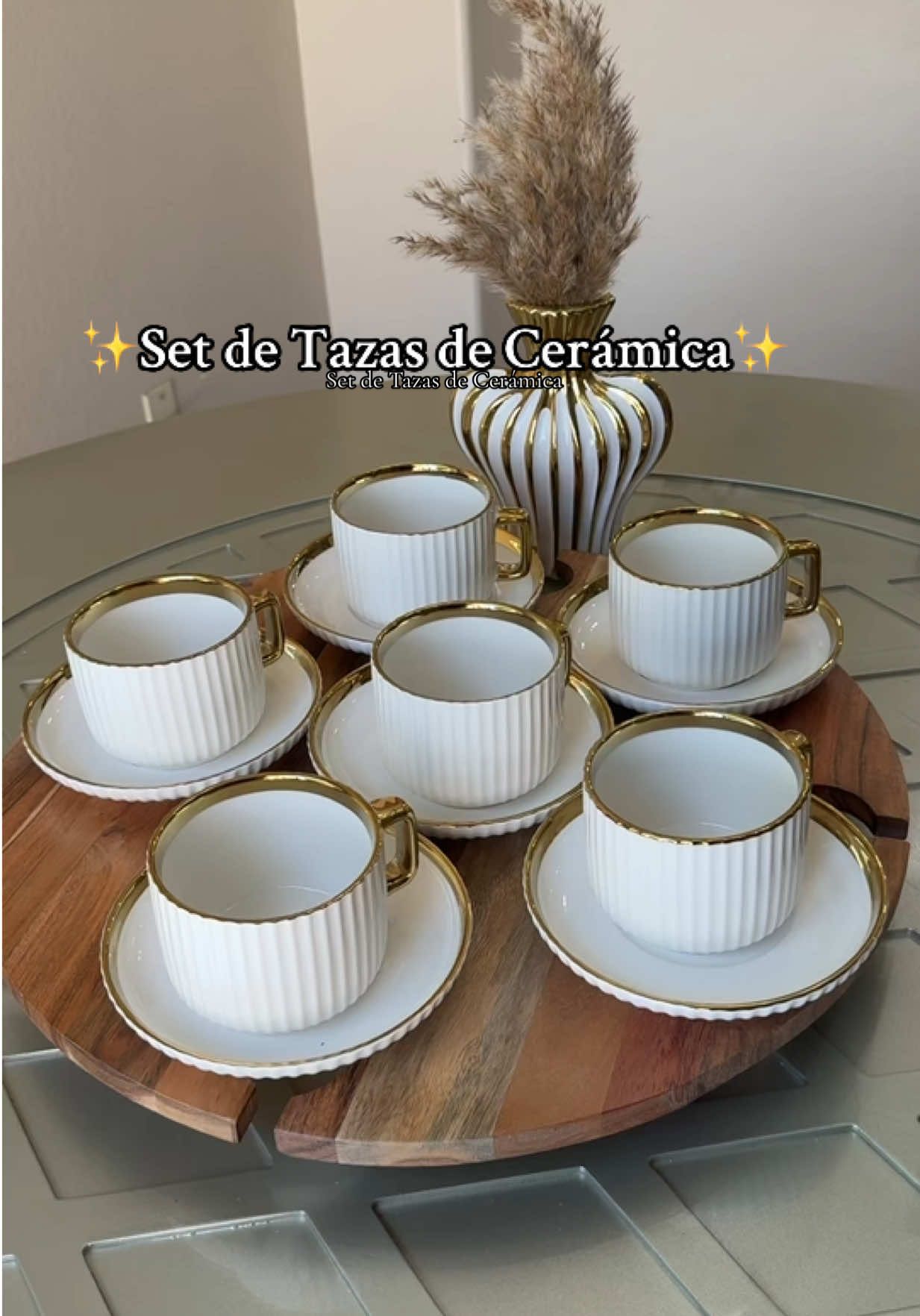 Set de Tazas de Cerámica elegantes de muy buena calidad y hermoso color 🤩✨ #TiktokShopBackToSchool #cup #coffee #tea #homedecor #kitchen  