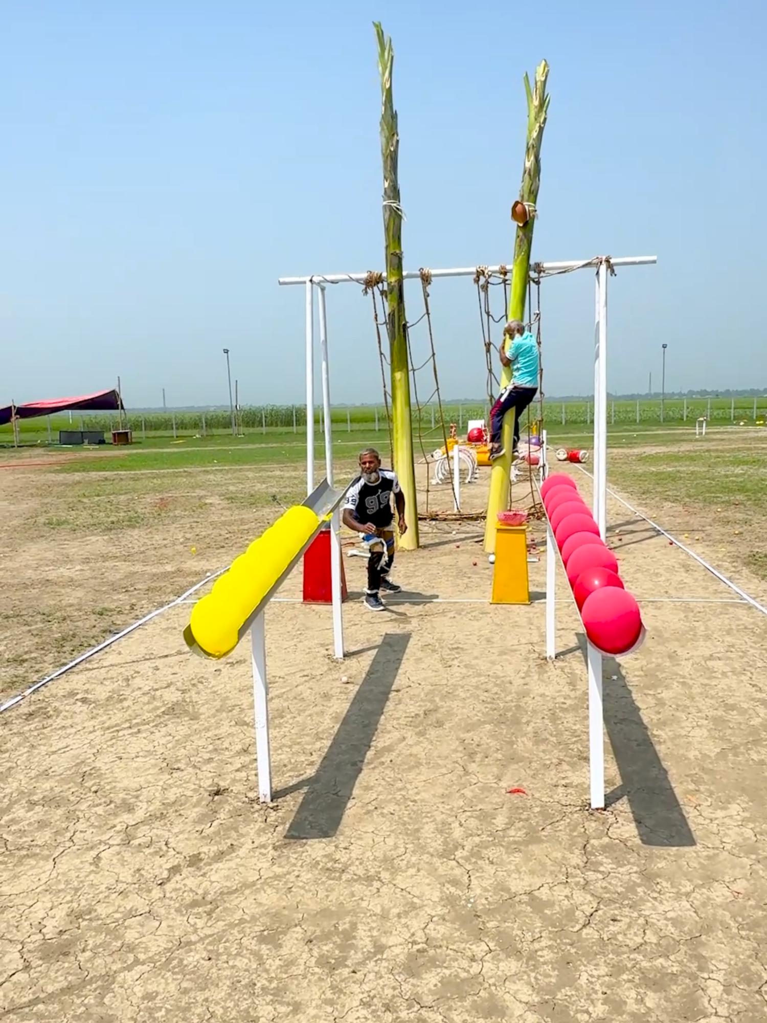 two challenges, one ultimate race finish #SportsOnTikTok #TikTokTainMent