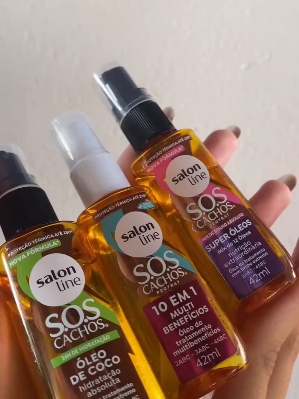🛍️Kit com 3 Óleos de Tratamento Coco, Super Óleos e Multibenefícios.😍 #tratamentocapilar #oleocapilar #salonline #cachos #cabelo #cabelocacheado #fyp #foryou #foryoupage #fallowme👈 