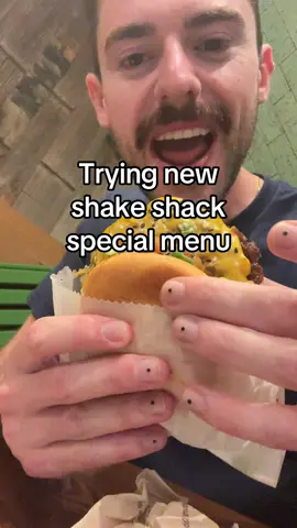 New shake shack menuuuuuu again, you guys know I’m obsessed #shakeshack #burger @Shake Shack UK invite 