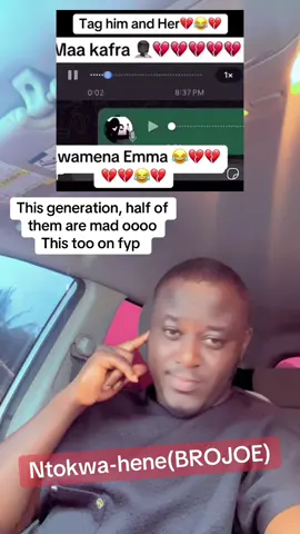This generation, half of them are mad oooo This too on fyp 