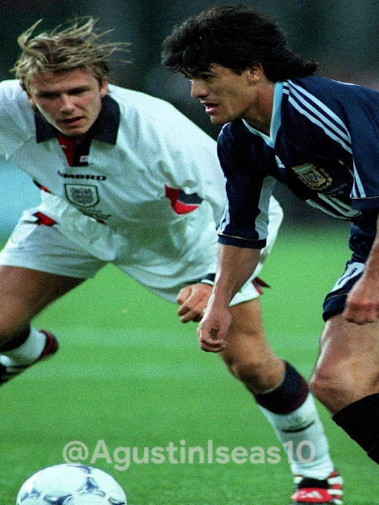 Ariel Ortega vs. Inglaterra Mundial de Francia 1998   Disfruten. #River #riverplate #Ortega #argentina #mundial