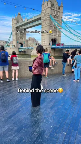 Aabw tw Sani thuli vaey bolae pani boldena #2nd day in Tower Bridge # tiktok #London@SARA @🫶 