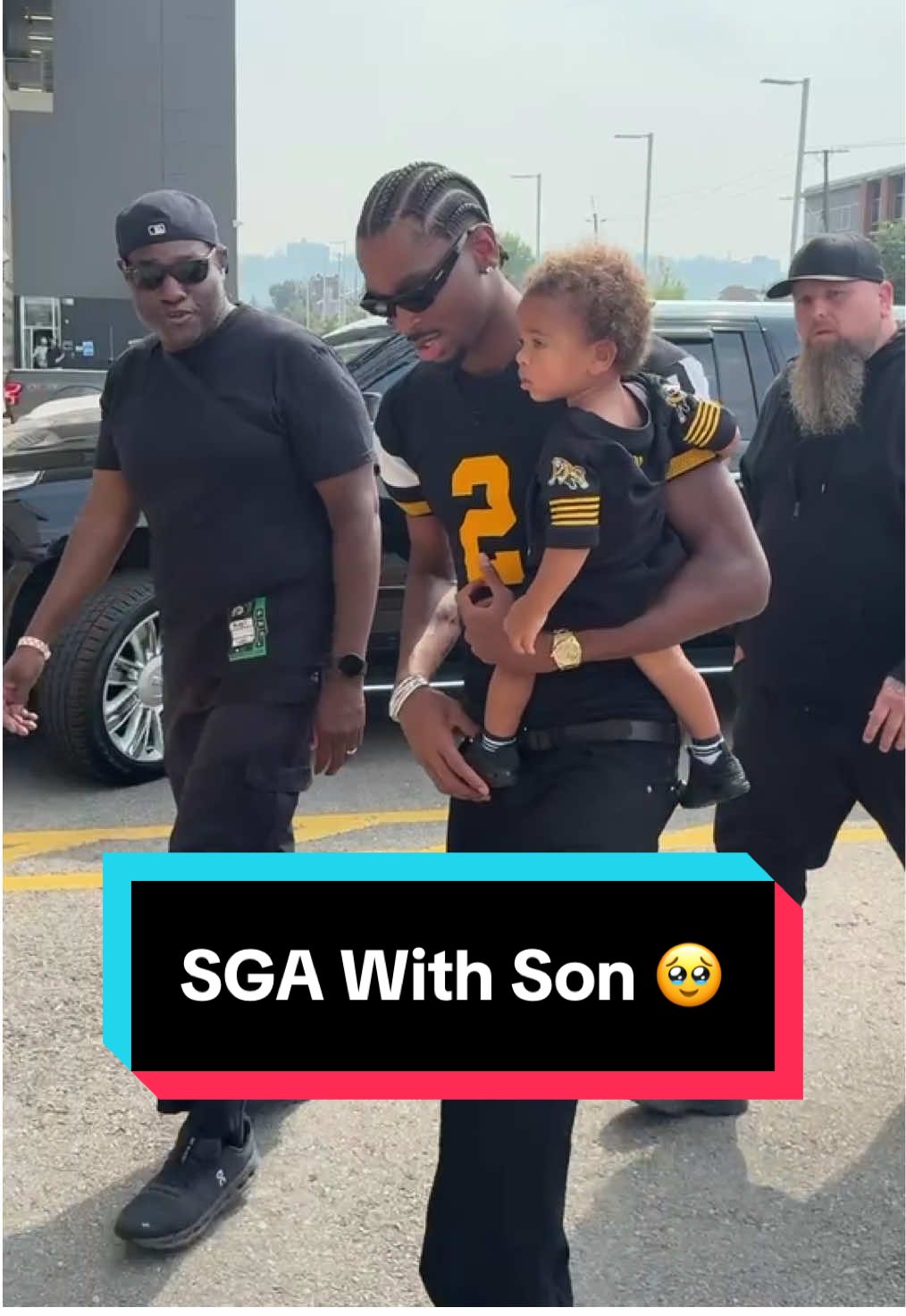 SGA rally day at Hamilton Stadium 🏆 🇨🇦 #NBA #Basketball #SGA #shaigilgeousalexander 