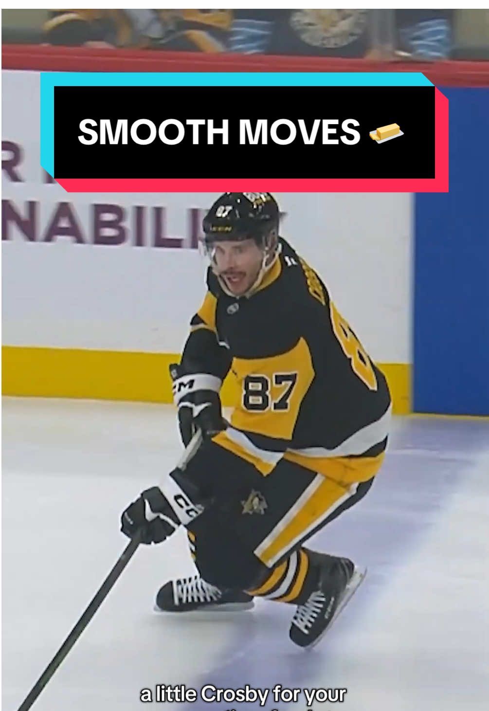 the smoothest shot on goal 🧈 #SidneyCrosby #hockey #PittsburghPenguins #NHL #SportsTikTok #sports 