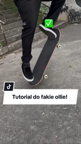 Tutorial fakie ollie! Se gostar já segui o perfil para mais! #skate #fakieollie #tips #trick #manobra #tutorial #dicas #comofazer #skateboard 