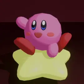 Kirby 3D retro ⭐️ #kirby #animation #3d #fyp #videogame 