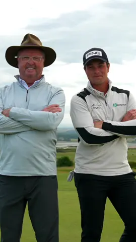 This time next week — A nine-hole match on Gullane No. 1 with Viktor Hovland. #ARoundWithRadar is coming soon to our YouTube channel. #youtubegolf #ViktorHovland #golf #Scotland 