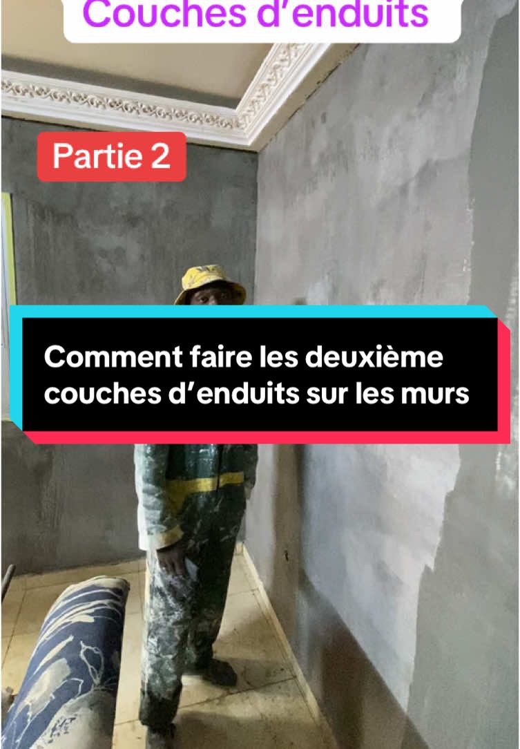 #work comment tirer les deuxièmes couches d’enduits sur les murs#travail #paint #peinture 