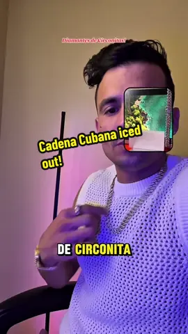 Cadena Cubana Martillada Eleda con diamantes de Circonitas. Enchapada en oro 14K para los amantes de la farándula #shortvideo #jewelry #livehighlights #joyeria  @AU 25 JEWELRY 