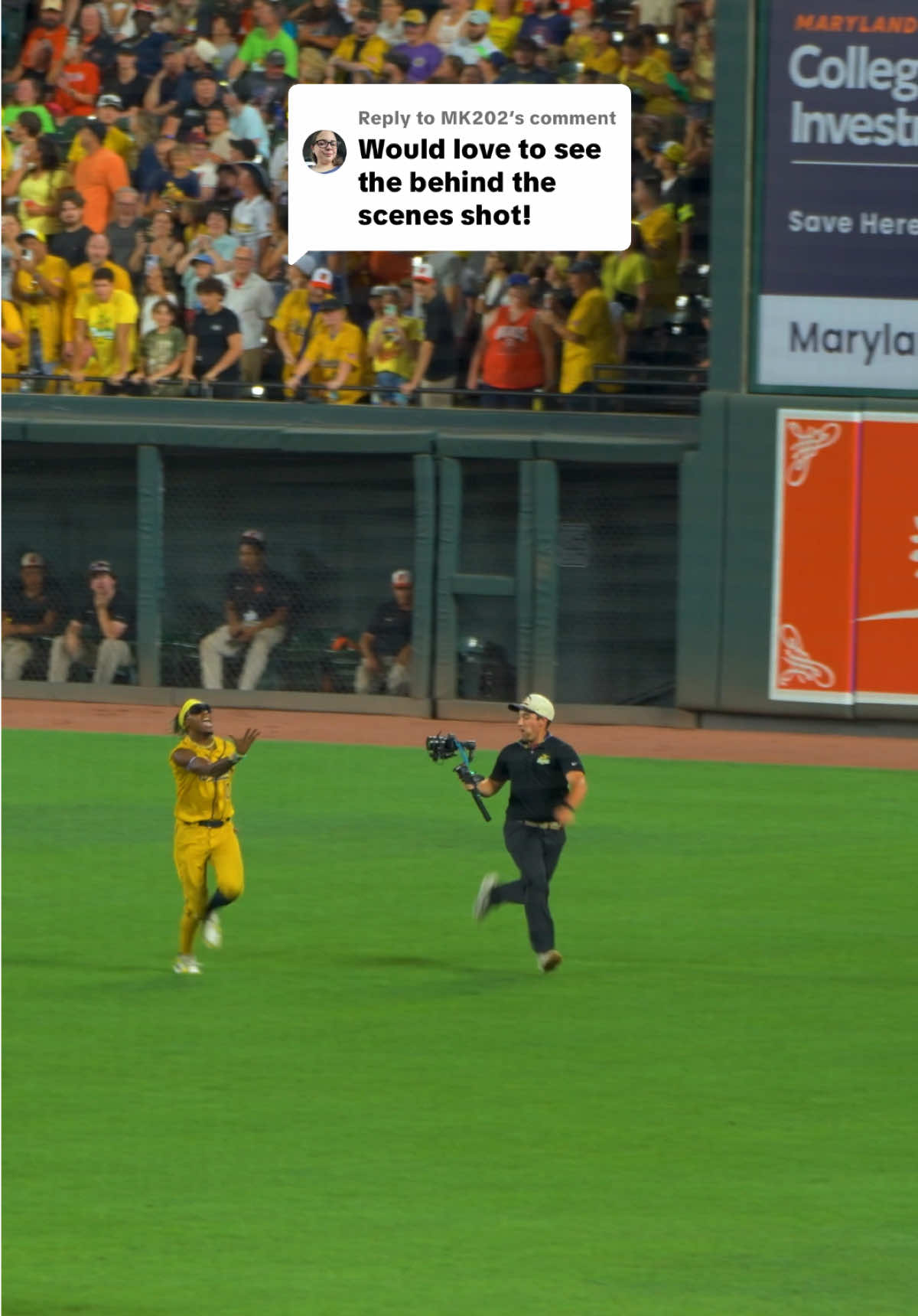 Replying to @MK202 we got you🤝 #savannahbananas #bananaball #dji #ronin #videographer @Ian Schrift @Maceo Harrison 