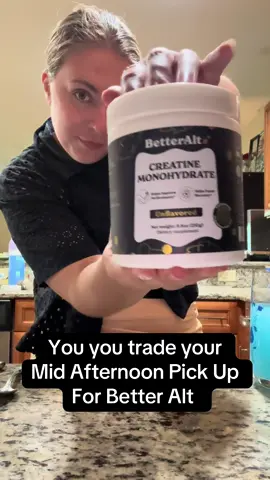 We love our mid afternoon pickup @Better Alt #betteralt #creatine #betteraltcreatine 