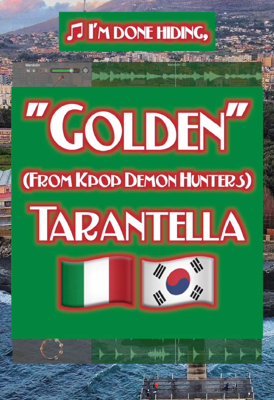 🇮🇹 🇰🇷 Golden Tarantella (Demon Hunters)   #tarantella #goldencover #kpopcover #folkmusic #musicarrangement