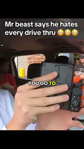 @MrBeast hates drive thrus 😳😳 #fyp #mrbeast #clip #podcastclips #twitchclips #twitchstreamer #viralclip #football #footballtiktok 