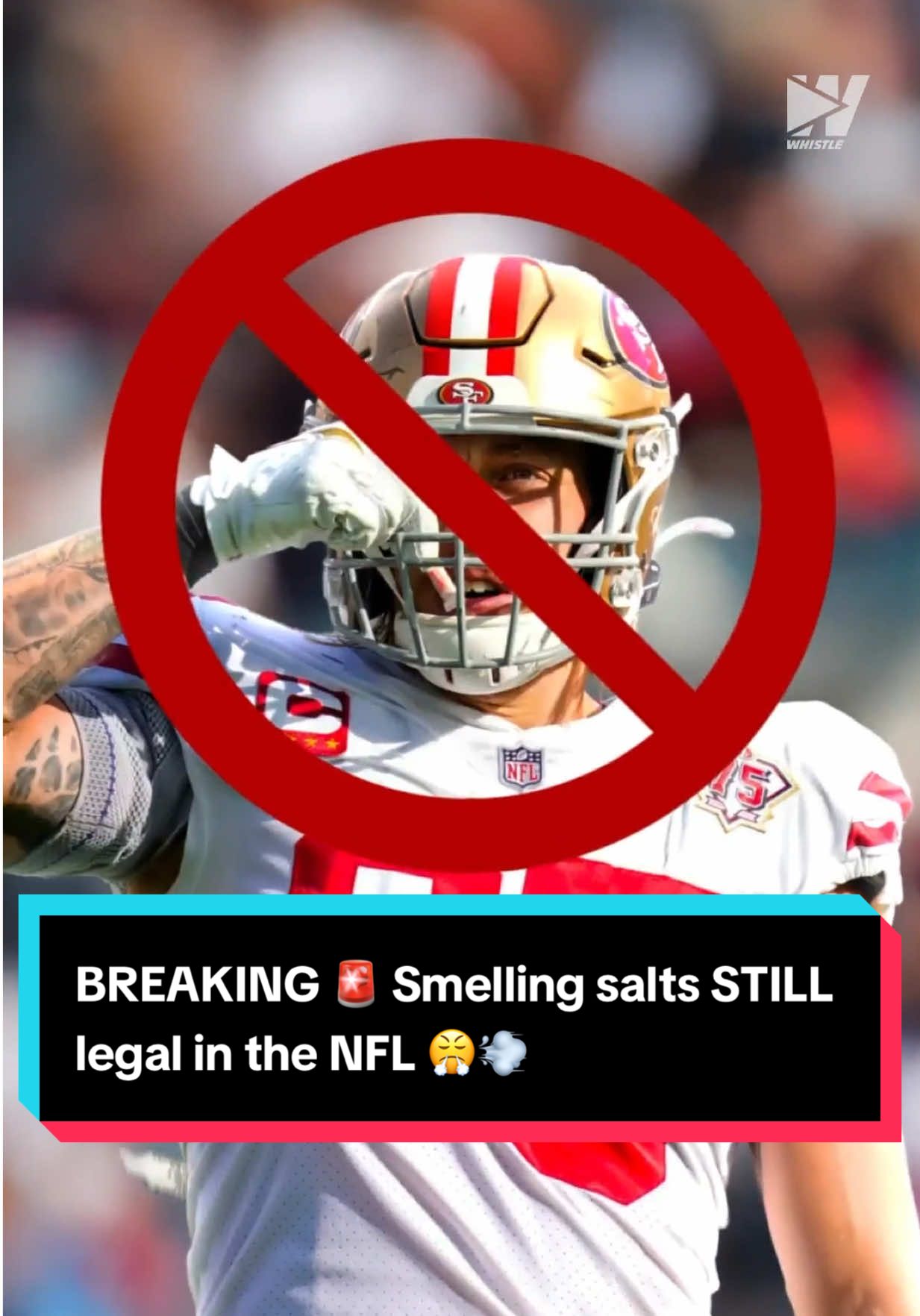 Smelling salts ain’t going NOWHERE in the NFL 🧂🔥 #nfl #nflfootball #football #sports #SportsNews 
