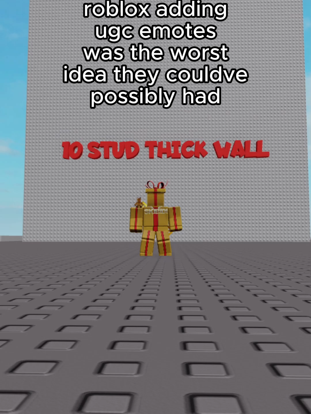Yeah so now you can speed glitch AND phase through really big walls Roblox sort it out #robloxfyp #robloxglitch #robloxtiktok #robloxobby #obby
