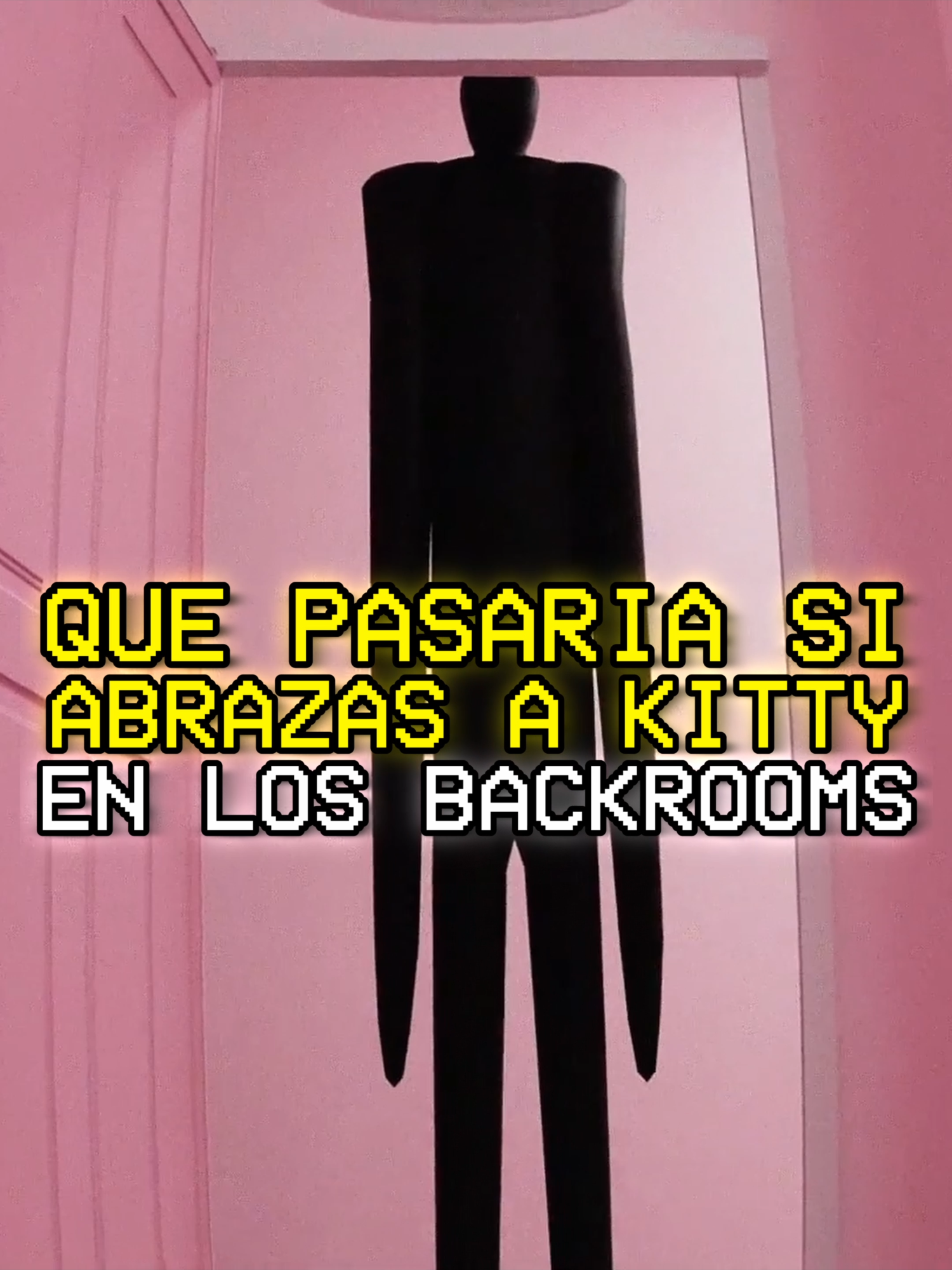 QUE PASA SI ABRAZAS A KITTY EN LOS BACKROOMS #backrooms #backroomstiktok #foundfootage #argentina #backroomsfootage