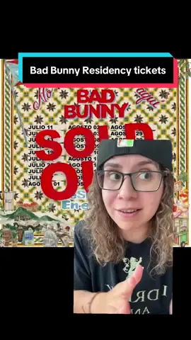 Bad Bunny Residency tickets @Bad Bunny #badbunny #badbunnypr #benitomartinezocasio 