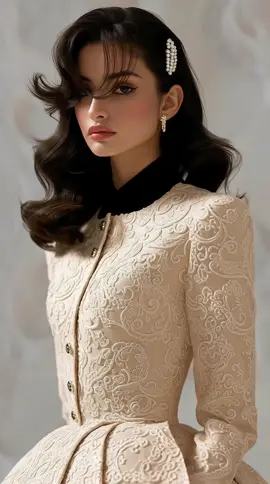 ▫️تصميمي للفستان _ القماش كان صعب اخذ مني يومين ونتيجة اناقة 🤍 #fashion #foryou #fyp #trending #ثاج 