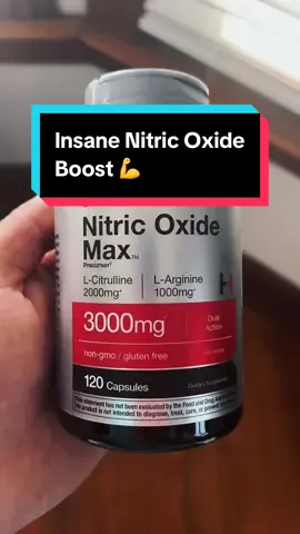 Experience the benefits of this Nitric Oxide Max booster! #nitricoxide #bloodflow #circulation #Fitness #supplements 