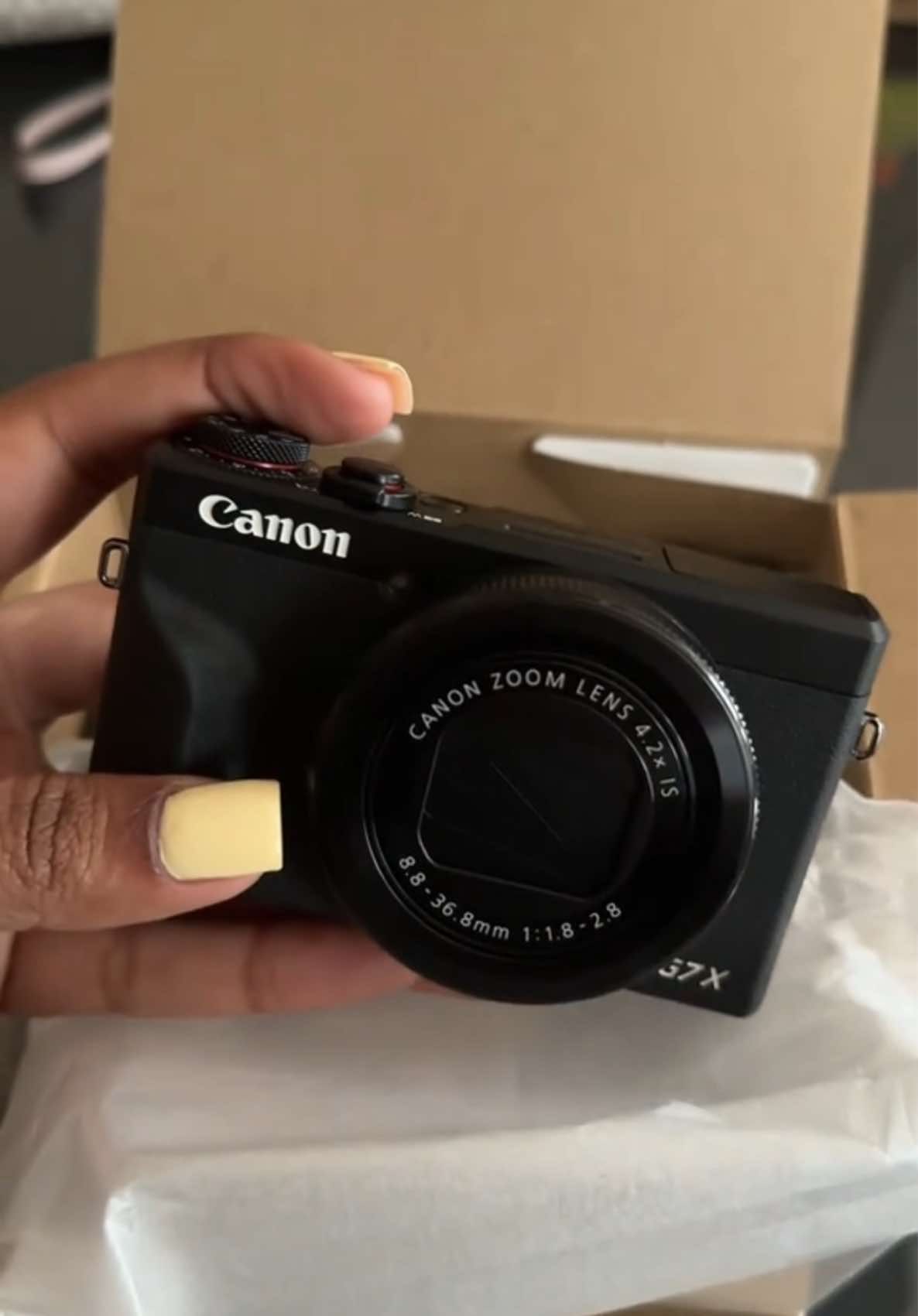 FINALLY😫. #canong7xmarkiii #digitalcamera #fyp #birthday #canoncamera 