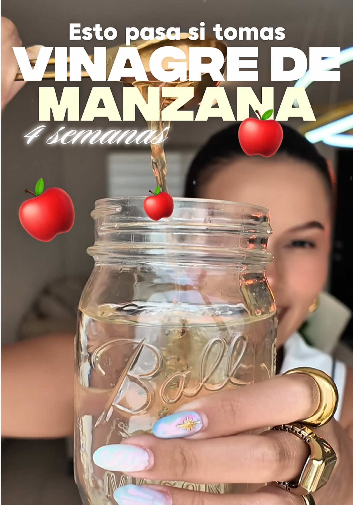 Beneficios del vinagre de manzana🍏🍎 #fyp #vinagredemanzanabeneficios #consejosaludable #bajardepesos #candynutri 