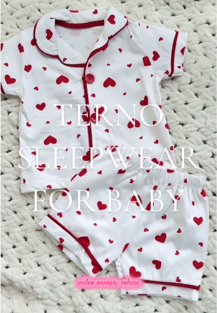 sleepwear for baby girl🎀 #sleepwear #terno #kidsfashion #babyfashion #babyclothes #baby #babiesoftiktok 