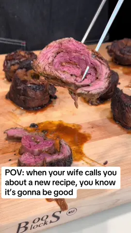 These are insanely delicious: Steak Pinwheels w/Lime Butter Sauce Ingredients Pinwheels 	•	2 lbs skirt steak, butterflied and pounded to ¼” thick 	•	8 slices pepper jack cheese 	•	2 jalapeños, seeded, diced 	•	2 tbsp fresh cilantro, chopped 	•	1 tsp kosher salt 	•	½ tsp black pepper 	•	1 tsp chili powder 	•	1 tsp paprika 	•	1 tsp cumin 	•	1 tsp dried thyme leaves 	•	1 tsp garlic powder 	•	1 tsp onion powder 	•	2 tbsp vegetable oil 	•	Toothpicks Lime Butter Sauce 	•	4 tbsp butter, softened 	•	1 tbsp jalapeños, finely diced 	•	1 tbsp fresh cilantro, chopped 	•	Juice of 1 lime (about 2 tbsp) 	•	1 tsp garlic, minced 	•	½ tsp kosher salt 	•	¼ tsp black pepper Instructions 1.	Make Lime Butter: Mix all sauce ingredients until smooth. Shape into a log or store in a bowl. Chill at least 30 mins. 2.	Prepare Steak: Butterfly and pound steak to ¼” thickness. Season both sides with all spices. 3.	Assemble Filling: Layer cheese slices, sprinkle jalapeños and cilantro evenly. 4.	Roll & Slice: Roll tightly from the short end, secure with toothpicks every 2 inches. Slice into 1” pinwheels. 5.	Grill: Preheat grill to medium-high (400–450°F). Oil pinwheels and grill 3–4 mins per side, until internal temp is 130–135°F. Rest 3–5 mins. 6.	Serve: Remove toothpicks. Top with lime butter and garnish with cilantro and lime wedges. #dinner #DinnerIdeas #steak #steakdinner #protein #bulking #mealprep @New West Knifeworks @Lodge Cast Iron 